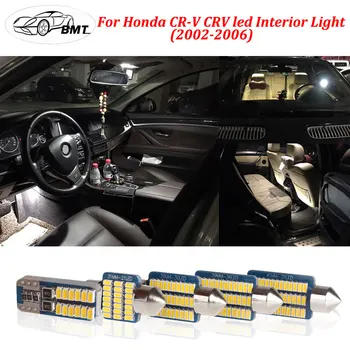 

BMT9Pcs White Warm White Canbus LED Lamp Car Bulbs Interior Package Kit For 2002-2006 Honda CR-V CRV Map Dome Plate Light