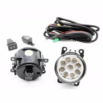 

H11 Wiring Harness Sockets Wire Connector Switch + 2 Fog Lights DRL Front Bumper LED Lamp Yellow For Ford C-Max / Fusion 2013-14