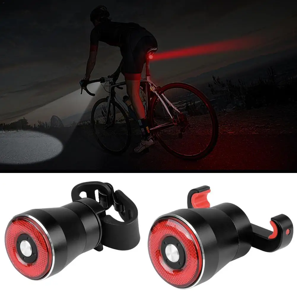 Discount Smart Cycling Bicycle Lights Tail Light USB Rechargeable Multi Lighting Modes Seat Light Outdoor Cycling Bike Accessories 3 11