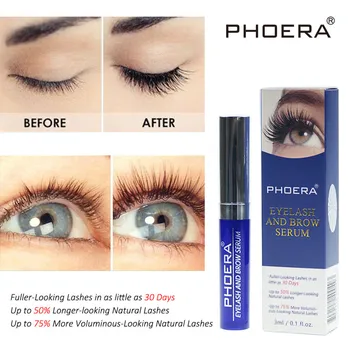 

1PC PHOERA Eyelash Growth Enhancer Brow Serum Most Effective Asia's Eyelash Growth Treatment Eye Lash Rapid Growth Liquid