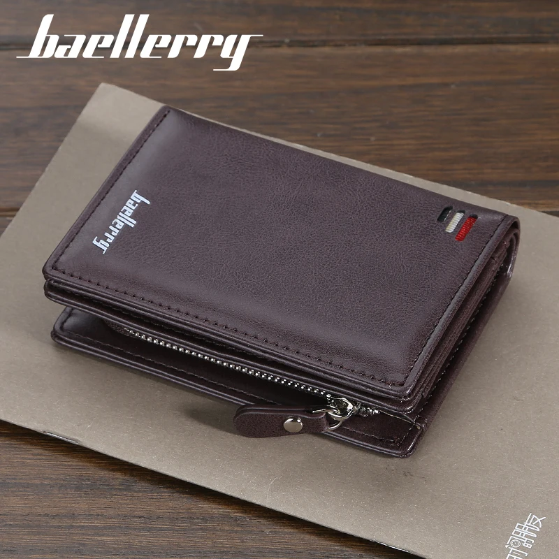 Мужские короткие кошельки Baellerry модный новый кошелек для карт