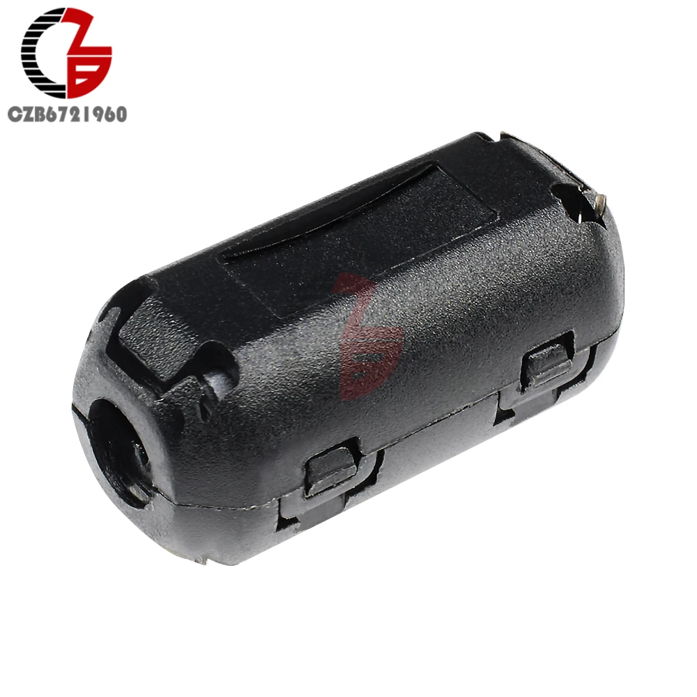 5 мм черная фотозащита DIY Набор Съемный зажим на корпусе крышка EMI RFI провод Фильтр