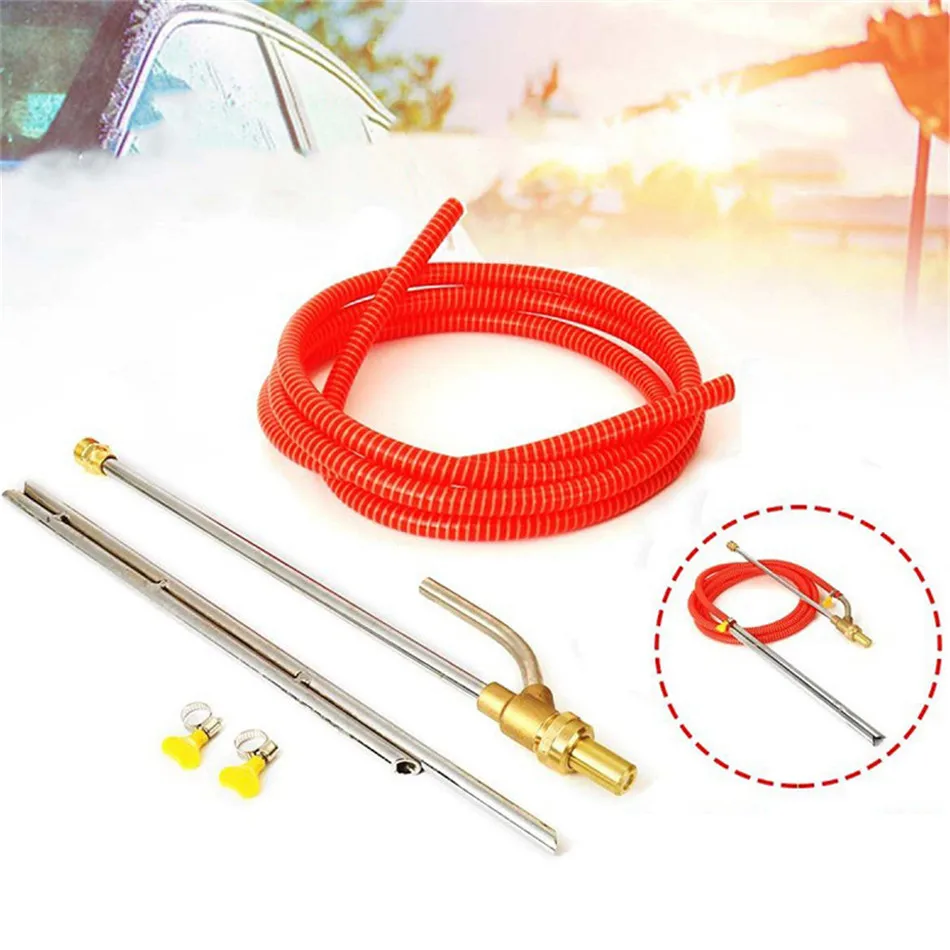 

Pressure Washer Sandblasting Kit Wet Sandblaster Attachment with Replacement