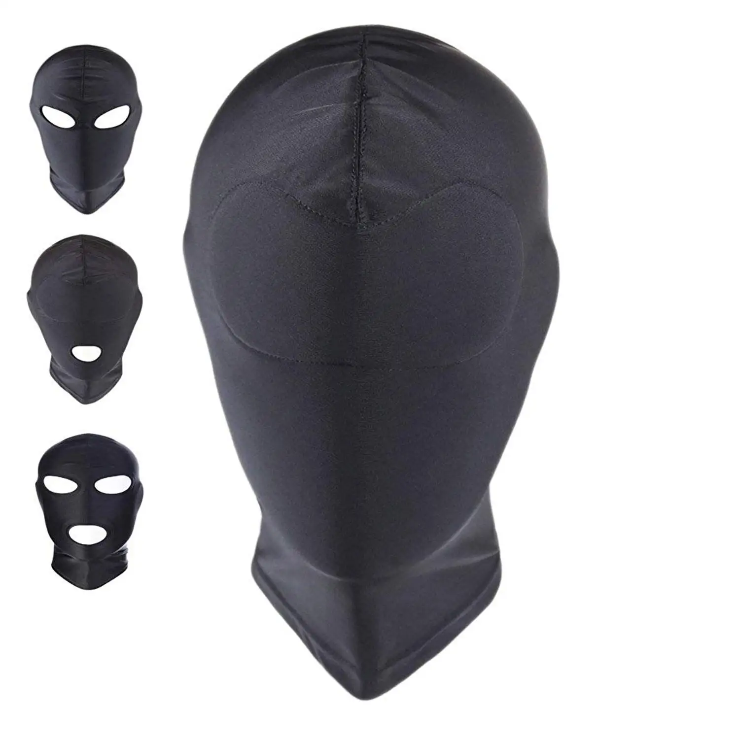 

Black Breathable Full Cover Spandex Zentai Costume Hood Mask Stage Performance,Dance Props