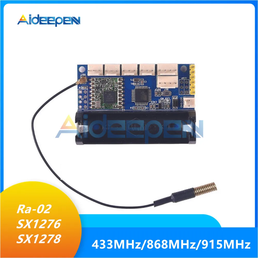 

433MHz 868MHz 915MHz Radio Node Board SX1276 SX1278 V1.0 V2.0 2.4G Wireless Module RFM95 RFM98 for Arduino ATmega328P DC 3.7-12V