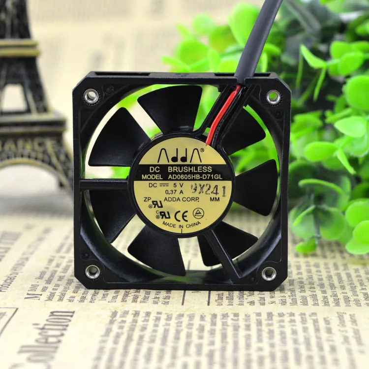6015 DC5V 0.37A AD0605HB-D71GL 6 см защиты электродвигателя Вентилятор охлаждения