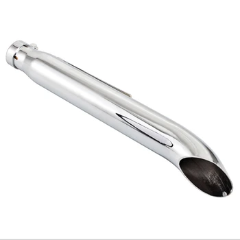 

Motorcycle Exhaust Muffler Pipe Tip Retro Vintage Rear Pipe Tube for Bobbers Slash Cut Exhaust Muffler Pipe