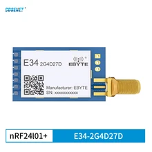 

nRF24L01+ Full Duplex RF Module UART 2.4GHz 27dBm Long Range 5km E34-2G4D27D Wireless Transceiver Receiver SMA-K Antenna DIP