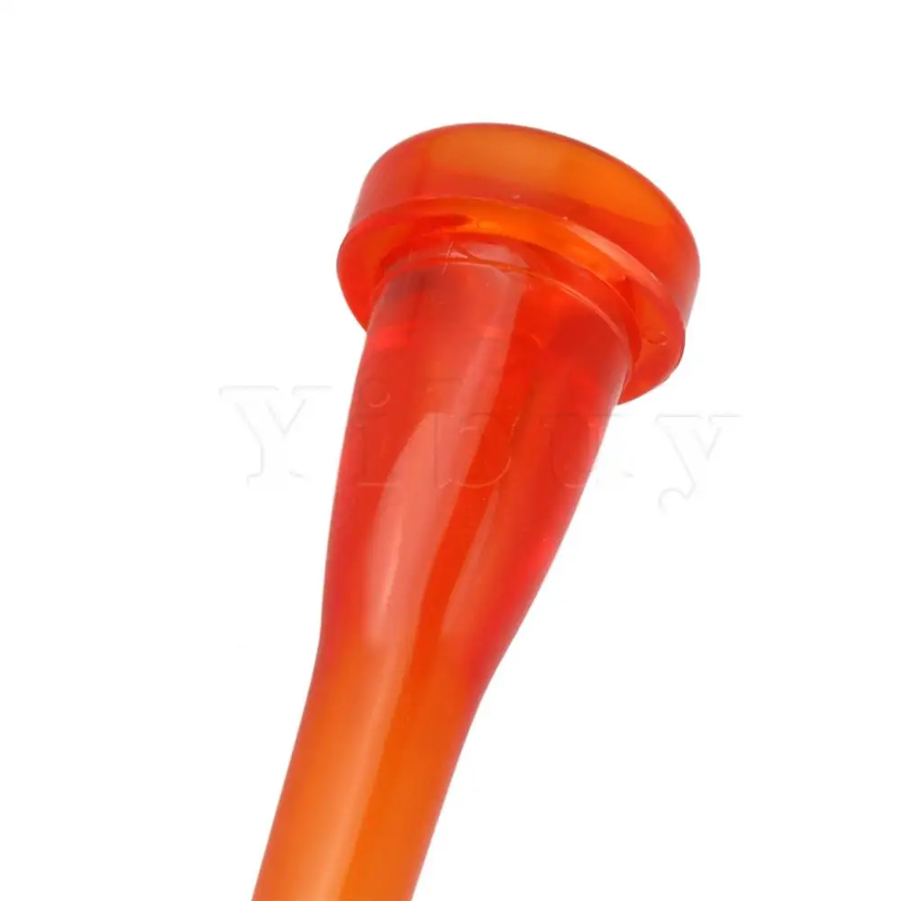 Yibuy Orange ABS Trumpets Mouthpiece Diameter 27MM Musical Parts 7C