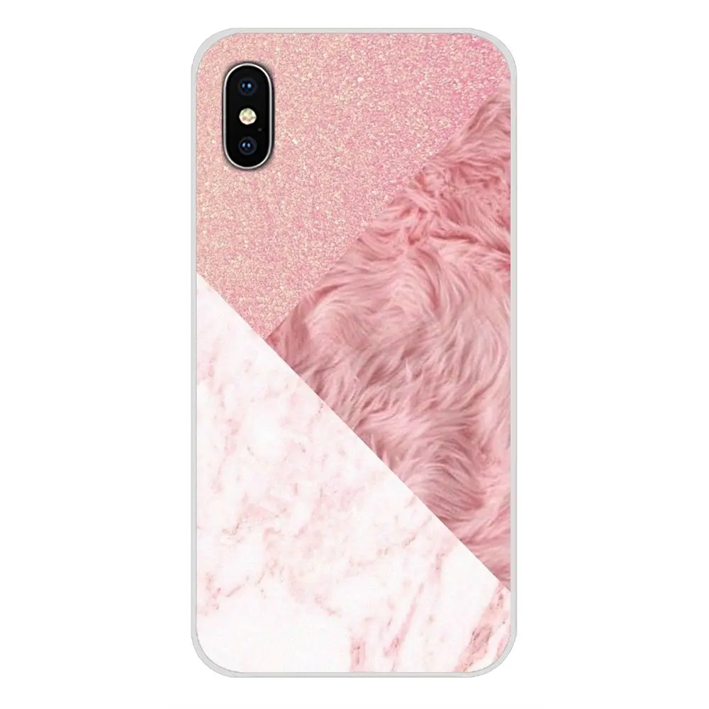 Аксессуары чехлы для телефонов золотистые розовые блестящие Apple iPhone X XR XS MAX 4 4S 5 5S
