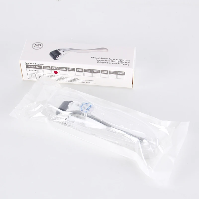540 микро иглы Дерма ролик титановый мезороллер микроиглы dr ручка машина для ухода за кожей тела лечение