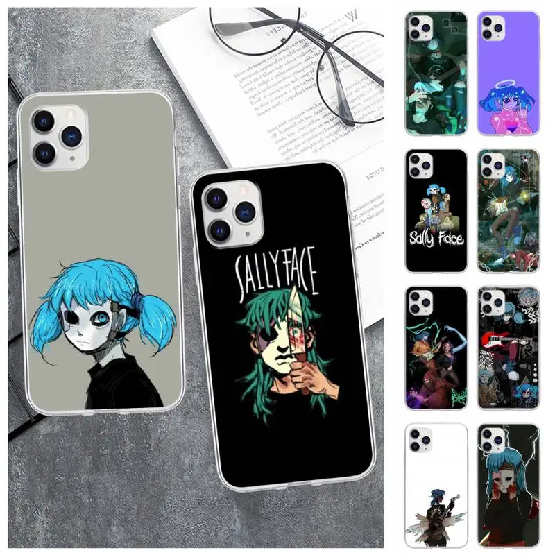 Sally Face Phone Case For Samsung A51 A71 A21S S10 S9 S8 Plus S7 S10e S20 Fe Lite Transparent Cover | Мобильные телефоны и