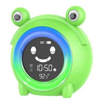 

Kids Children Sleeping Training LED Night Light Temperature Display Alarm Clock