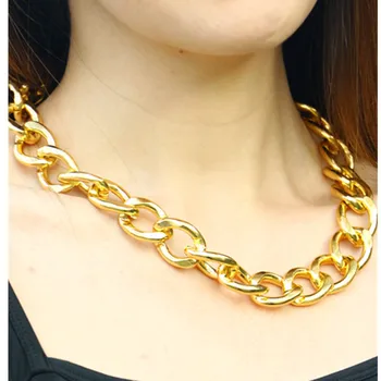 

mixed batch of body chain accessories supply chain fashion contracted punk clavicle female 0188 smooth golden necklace