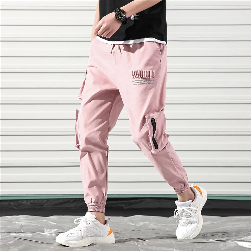 Mens pink cargo pants Clearance
