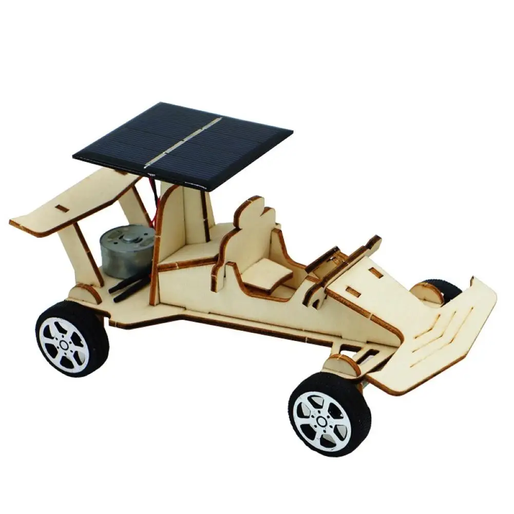 DIY Solar Power Model Kits Kids Teaching Students Children Scientific Experiment Vehicle Toys Educational Toy |