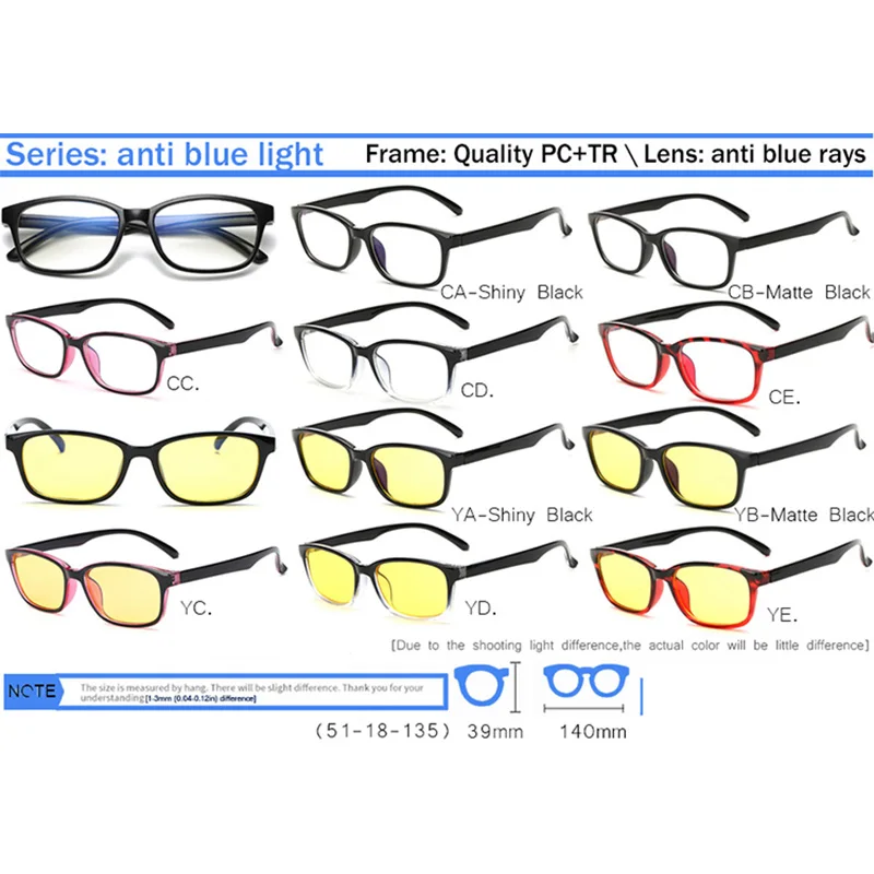 IVSTA компьютерные очки для мужчин синий светильник блокирующий анти голубые лучи