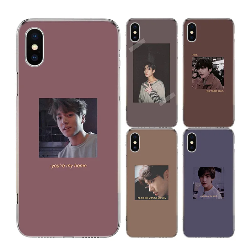 ATEEZ HongJoong SeongHWA Мягкий ТПУ чехол для телефона с изображением на задней панели iPhone 11