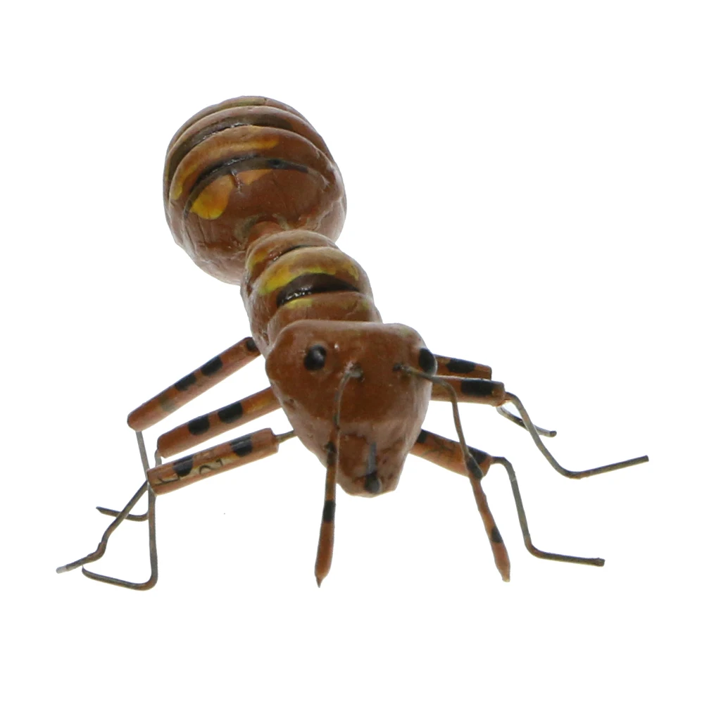 True To Nature Insect Ornament Fridge Magnet Animal Display Outdoor Patio Animal Miniature Garden Ornament Decor Toy Craft Gift