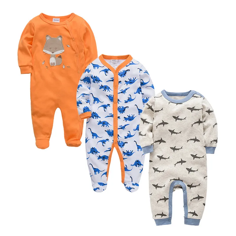 Осень зима 2019 комплект из 3 предметов для маленьких мальчиков roupa de bebes комбинезон