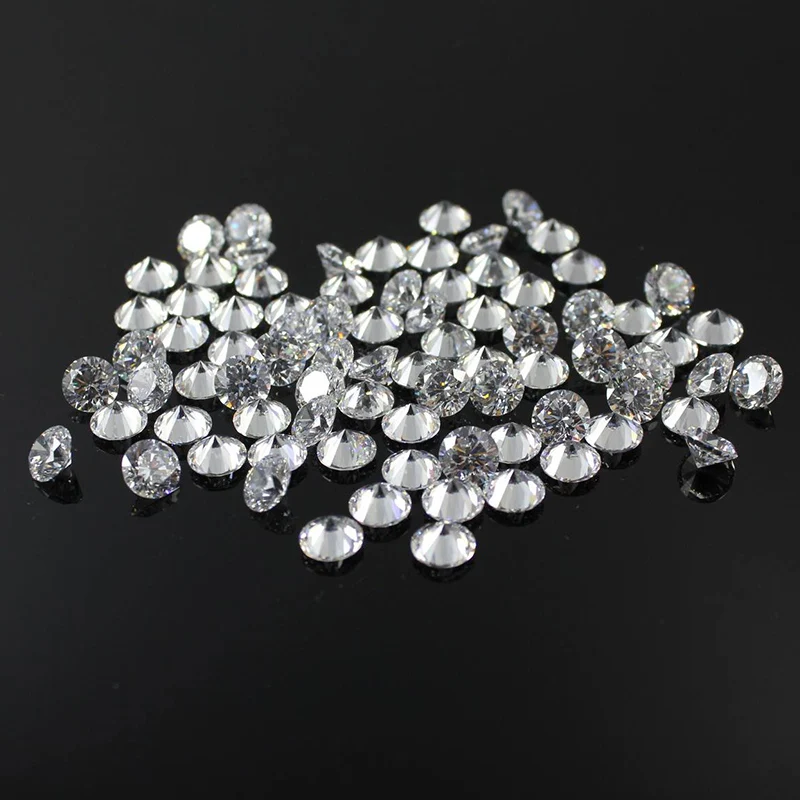 

1.4mm Loose Stone Total 1ct DF Color Excellent Round Cut VVS1 Lab Moissanite Diamond Rings material Fine Jewerly