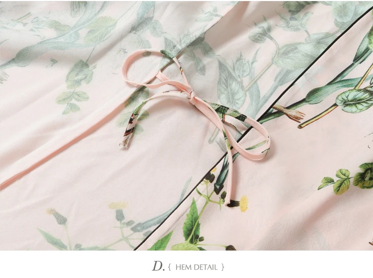 Doméstico para Tomar e Período de Outono e o Pijama de Manga Longa Seda Gelo Três Vento Chinês Primrose Condole Cinto Terno 25 chinês primrose, condole cinto terno doméstico para tomar
