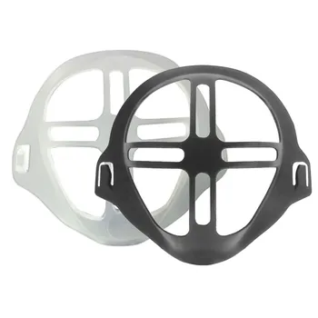

2PC Innermask Mask Frame White Black 3D Face Masks Bracket Mouth Mask Support Holder Help Breathe inner mask Support masque E4