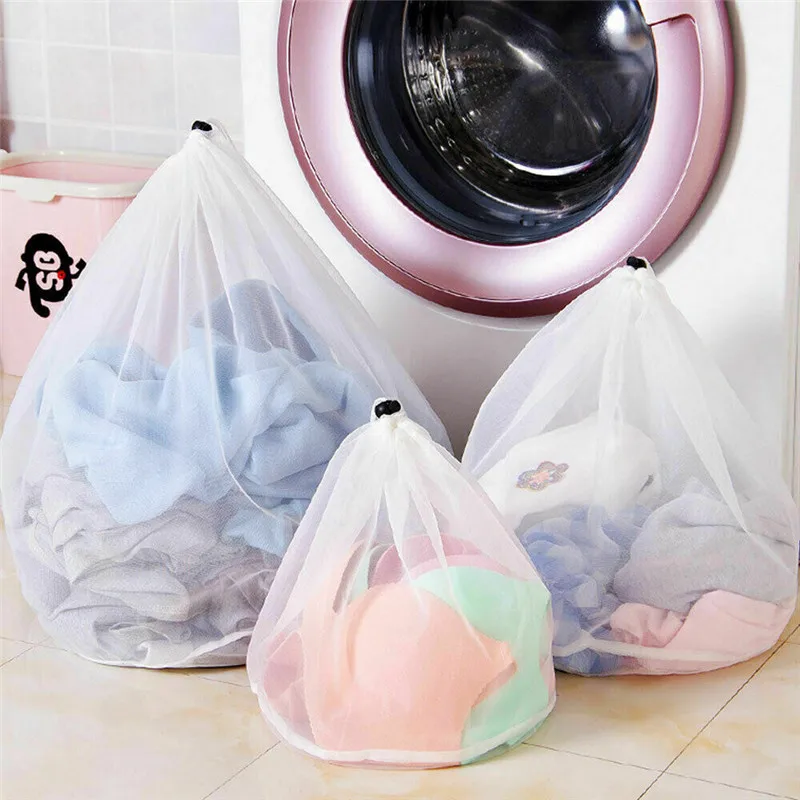 

3 Size Washing Laundry Bag Basket Foldable Protection Net Filter Underwear Bra Socks Underwear Washing Machine Clothes Mesh Bags
