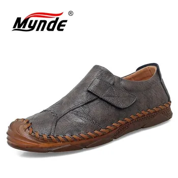 

Men's Loafers Handmade Leather Men's Casual Shoes Autumn Comfortable Mens Designer Shoes Men Classic Zapatillas Hombre 38-47