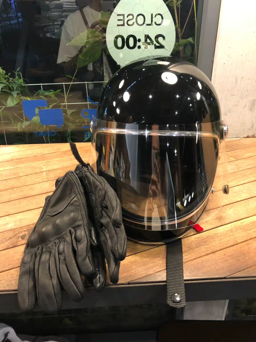 Импортный мотоциклетный шлем TT& CO мотоциклетный шлем круиз Ghost Rider Ретро TTD с антизапотевающим объективом защитный шлем