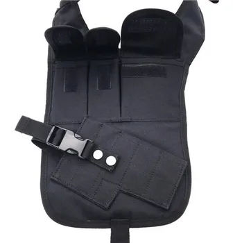 

Tactical Underarm Concealed Holster Hidden Shoulder Left Arm Holster Bag with Extra Pockets Pouches for Outdoor and Hunting