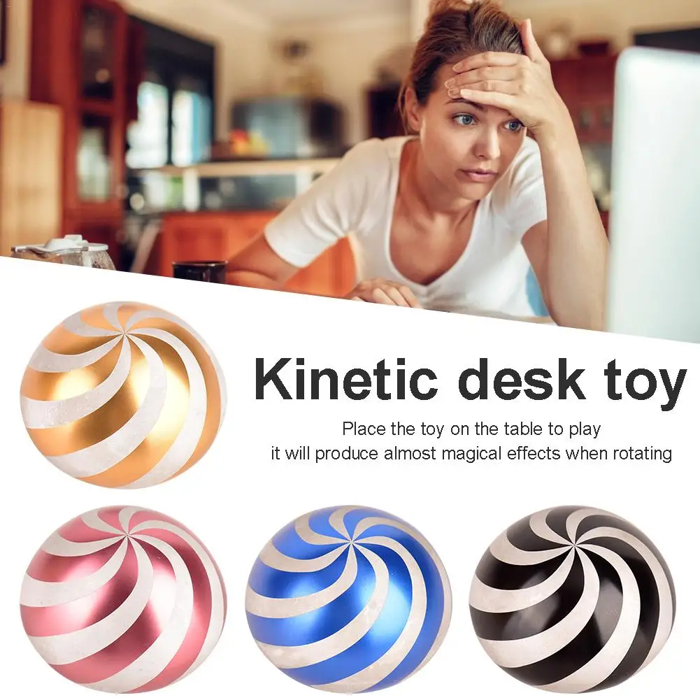 Newest Kinetic Desk Toys Full Body Optical Illusion Fidget Spinner Ball Dynamic Gift For Men Women Children | Игрушки и хобби
