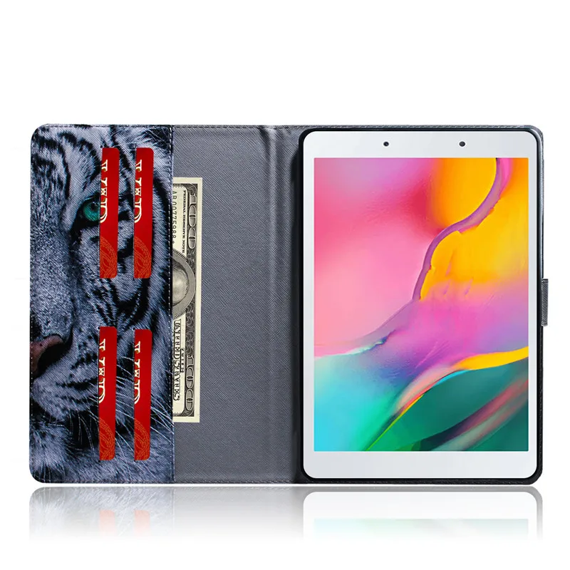 Чехол wekays для samsung Galaxy Tab A 8,0, мультяшный кожаный чехол Fundas для samsung Tab A 8,0 T290 T295 T297, чехол