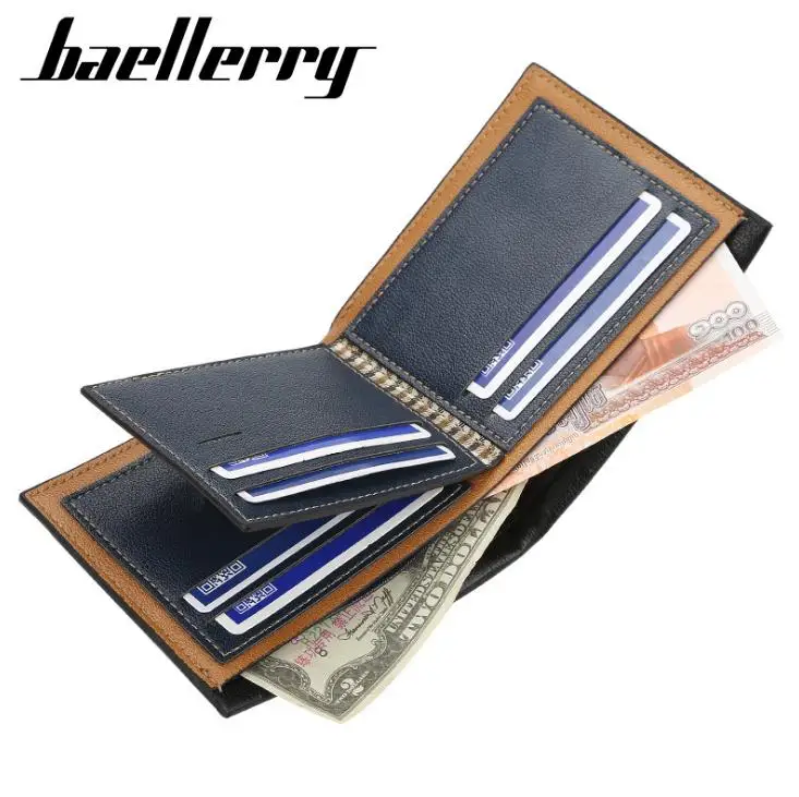 Новые мужские кошельки Baellerry с узором под крокодила брендовый дизайнерский