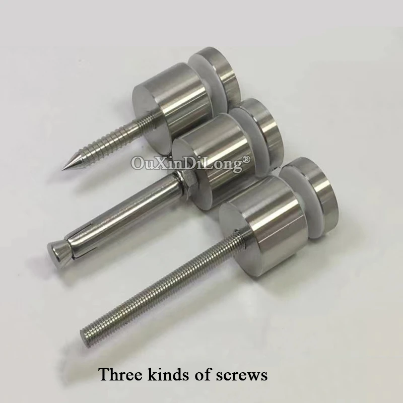 pcs Brusehed 304 Stainless Steel Glass Nails Side Mount Stairs Glass Railing Screws Nails Standoff Pin Bolt Anchor Fg790 Screws Aliexpress