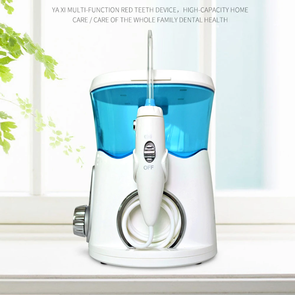 TINTON LIFE-169 FDA Water Flosser With 7 Tips Electric Oral Irrigator Dental Flosser 600ml Capacity Oral Hygiene For Family