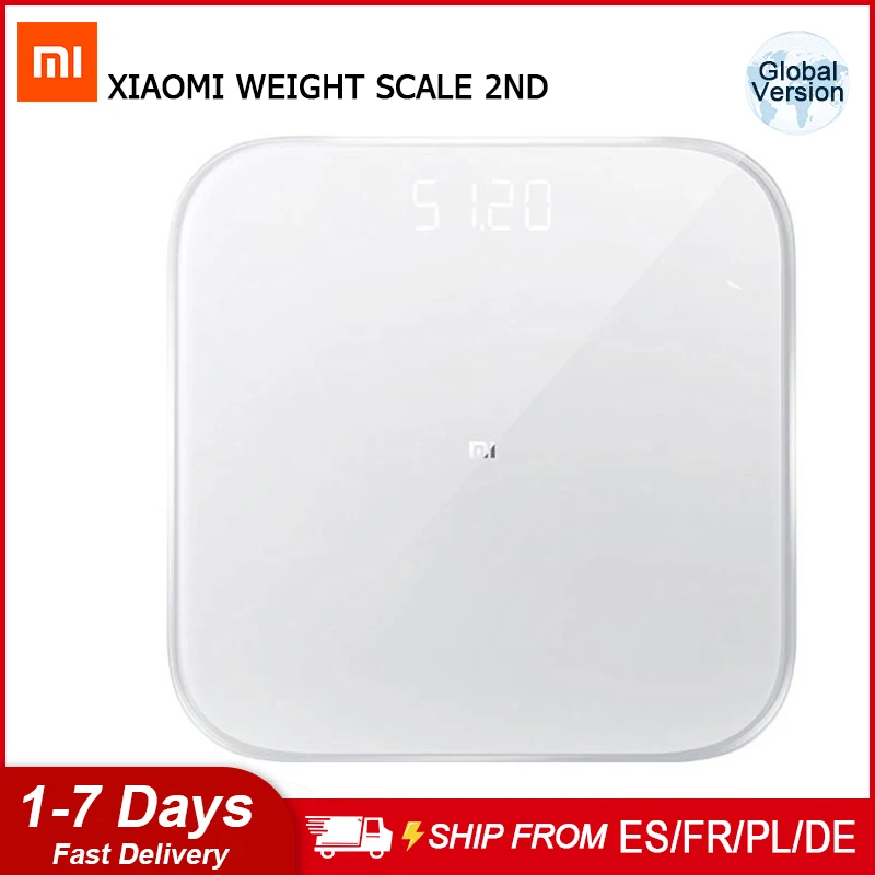Original Xiaomi Weight Scale 2 Led Screen Digital Mijia Electronic