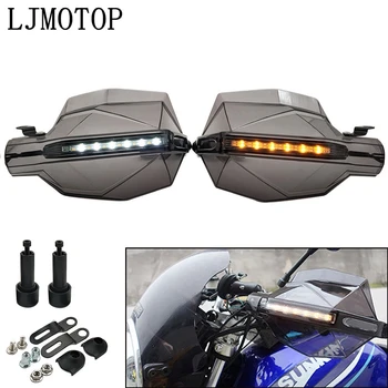 

Motorcycle Hand Guard Handle Protector HandGuards with LED Signal Light For Yamaha YZF R1 XJR1300 FJR1300 FZ1 FAZER YZF R3