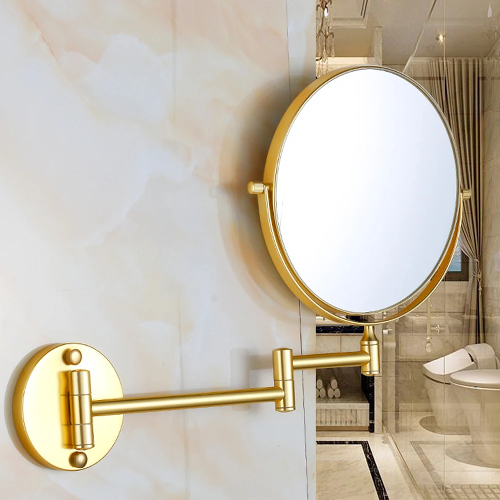 Bathroom Makeup Mirror Double Side 3x to 1x Magnification 360 Degrees Rotate Cosmetic Mirror 8\