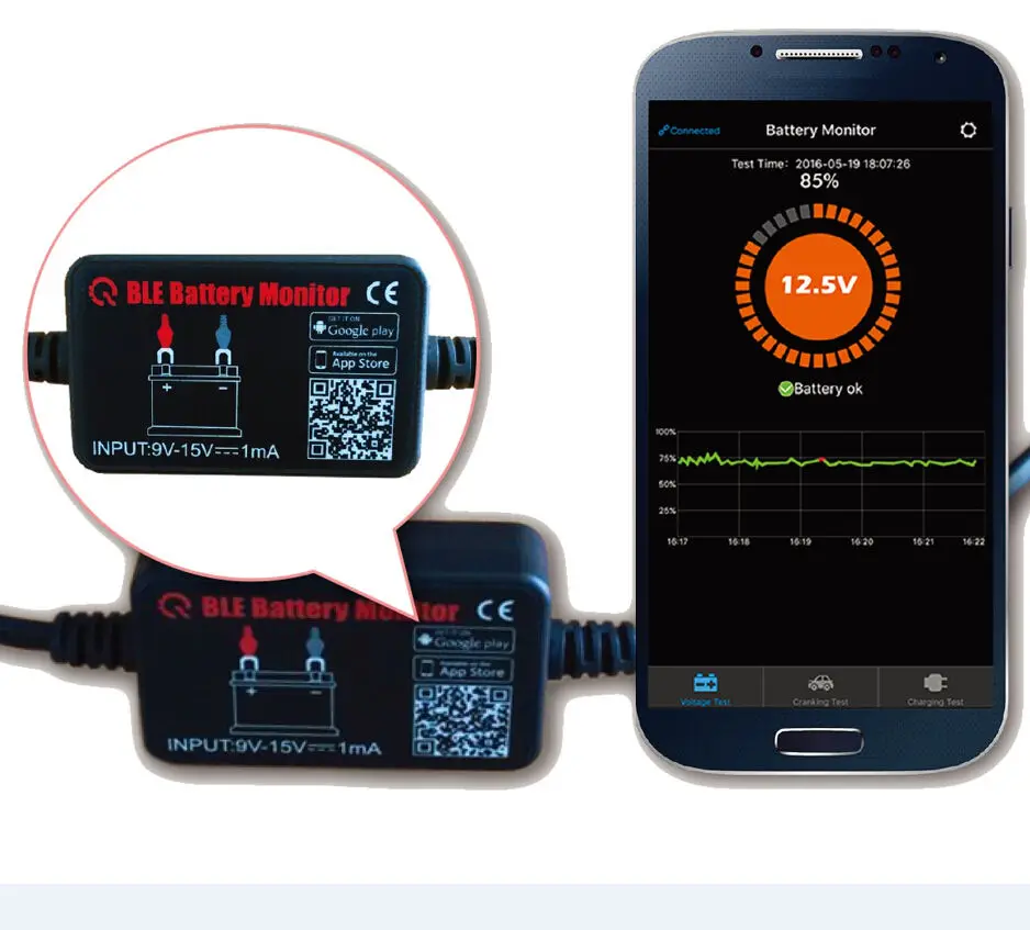 Device Car 12v Battery Tester - Tool 