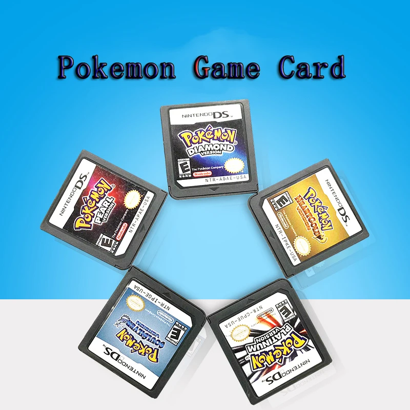 ポケモンdsゲームカートリッジ コンソールカード ダイヤモンド ハートゴールド パール プラチナ ソウルシルバー ヨーロッパ版 ニンテンドーds 3ds 2ds用 Null Aliexpress