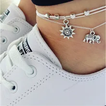 Женский браслет на ногу с одним слоем в европейском и американском стиле Fc018