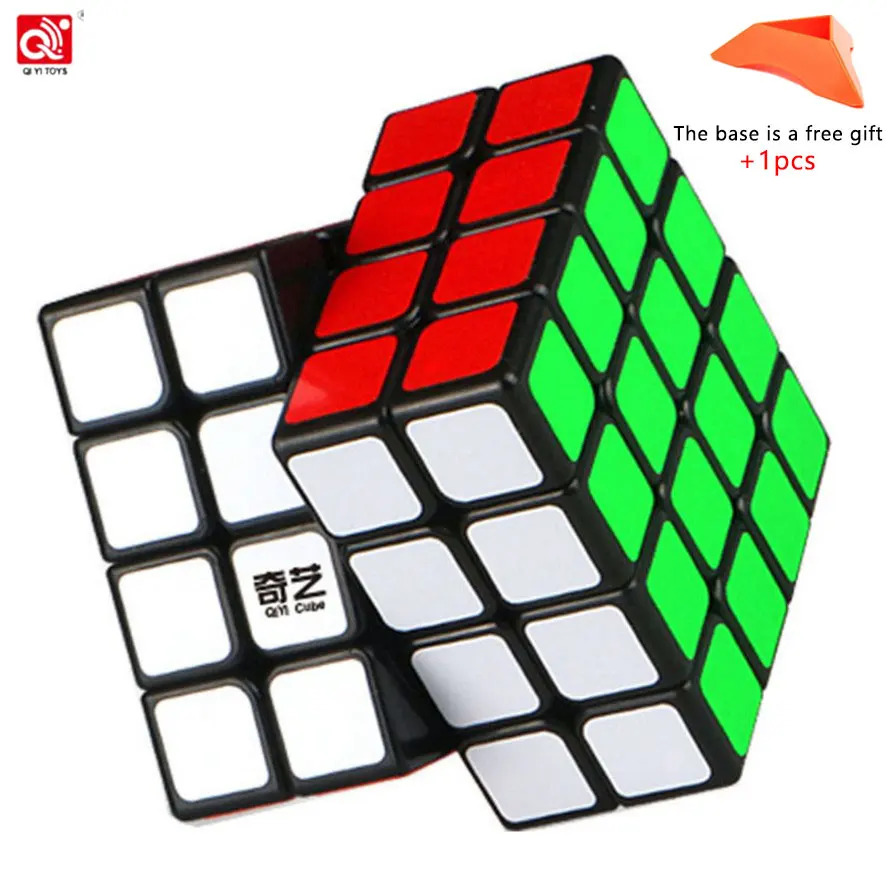 Qiyi 4x4x4 шаги 6 2*6 2 см соревноваться в скорости введение гладкий 4 волшебный Нео Куб