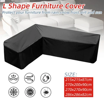 

Outdoor L Shape Elastic Sofa Cover for Living Room Spandex Waterproof Sofa Slipcovers Protector All-inclusive Couch Cover