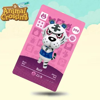 

293 Rolf Animal Crossing Card Amiibo Cards Work for Switch NS 3DS Games