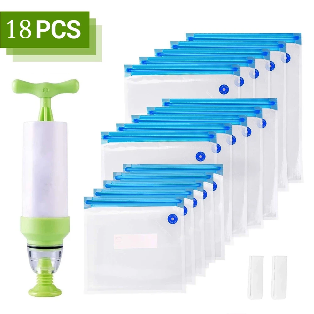 ReusableVacuumBagsForFreezingFoodStorageSealBagsFreshKeeping