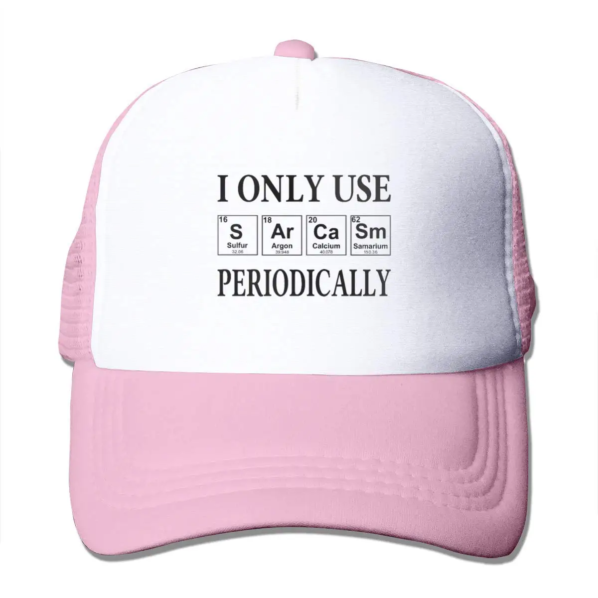 Я использую только сарказм, периодически сетчатые бейсболки, кепки В Стиле Дальнобойщика розового цвета