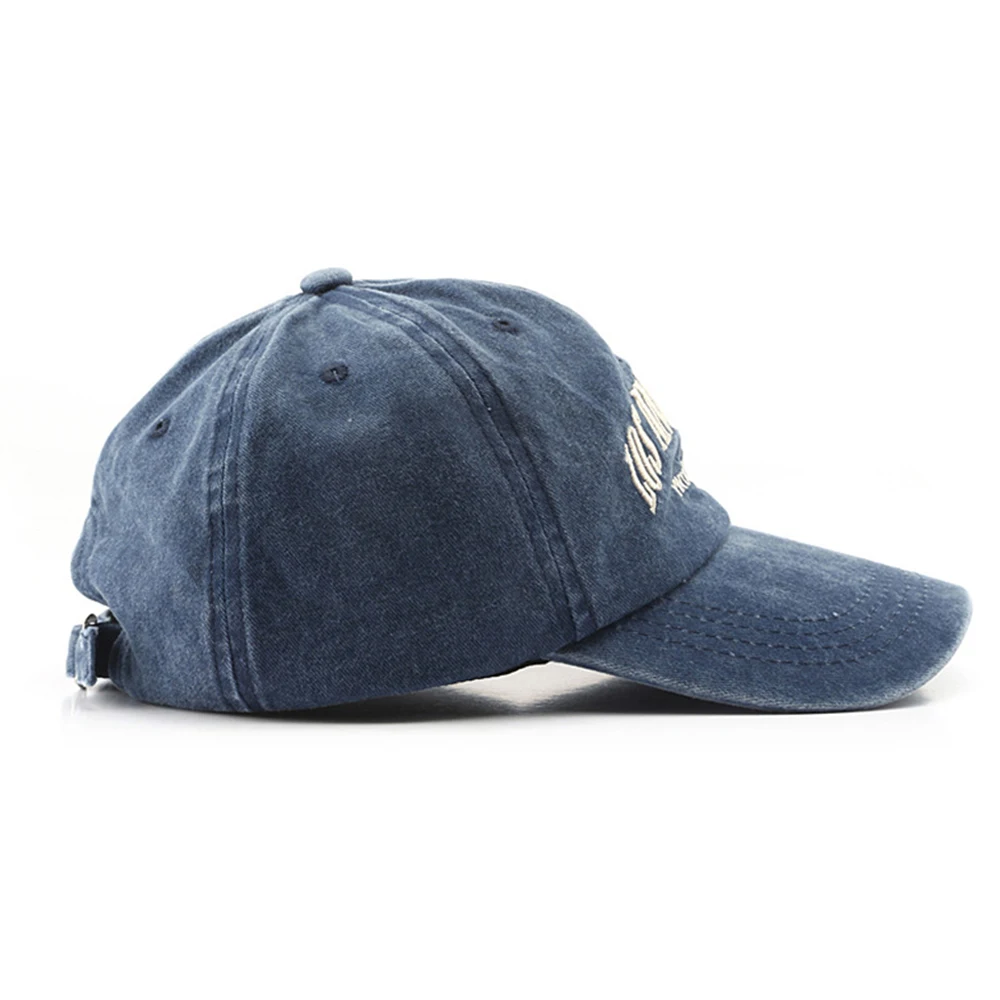 FS Summer Blue Green Denim Caps For Men Women Vintage