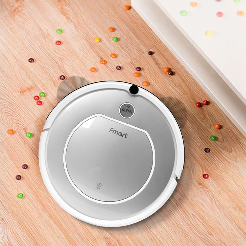 Fmart Robot Vacuum Cleaner ZJ-T1 Dry Cleaning for Pet Hair Hard Floor 800pa Suction Auto Recharge Vacuum Cleaner for Home