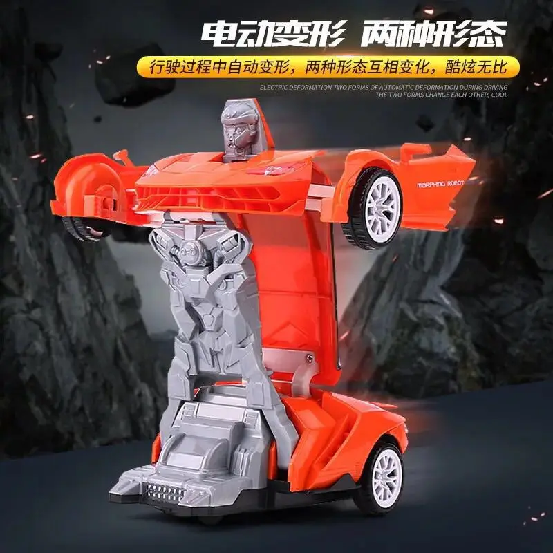 

(Mining) Children Sensing Transformation Diamond Toy Car Deformation Robot Wireless Charging Boy 3-6-10-Year-Old